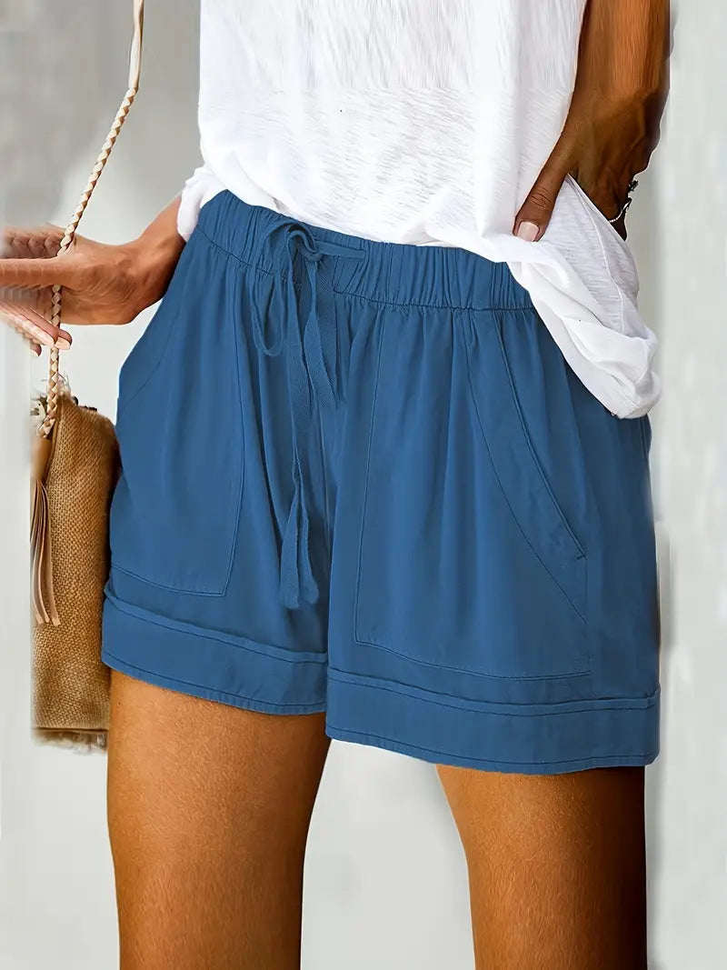 Denzel | Women's Casual Summer Drawstring Shorts