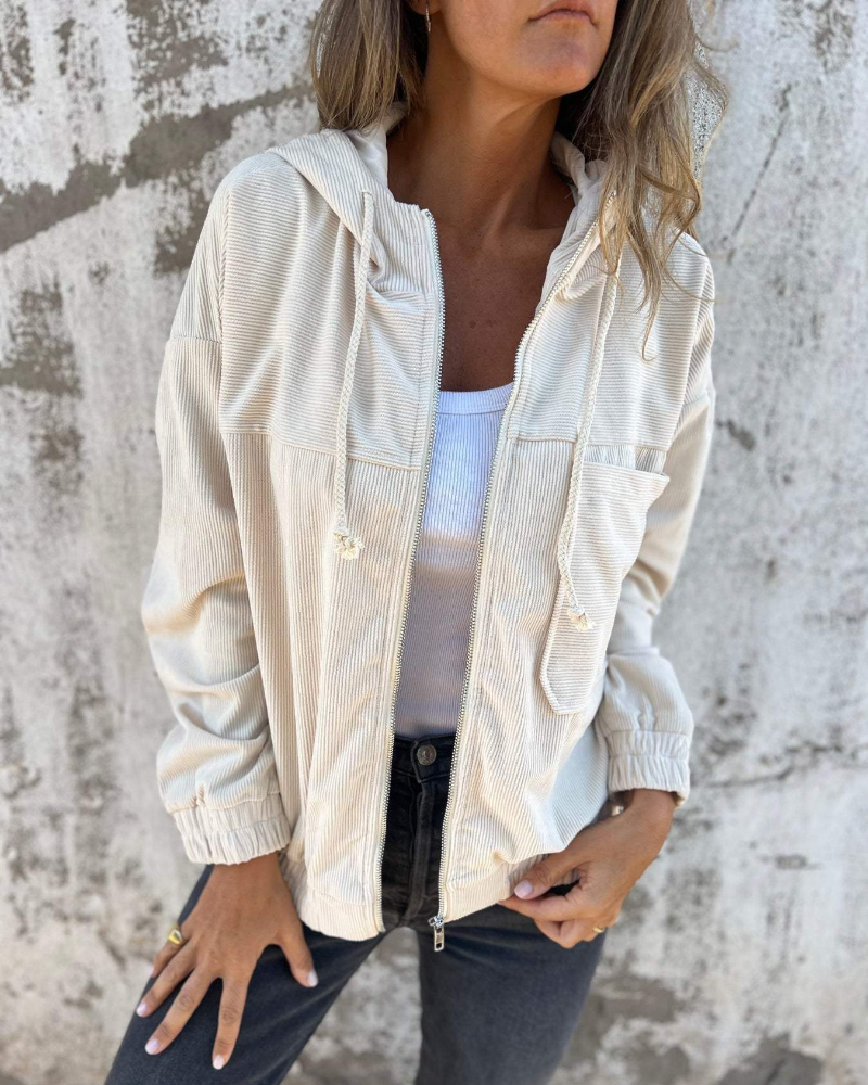 Danna | Women's Hooded Zip-Up Jacket with Pockets