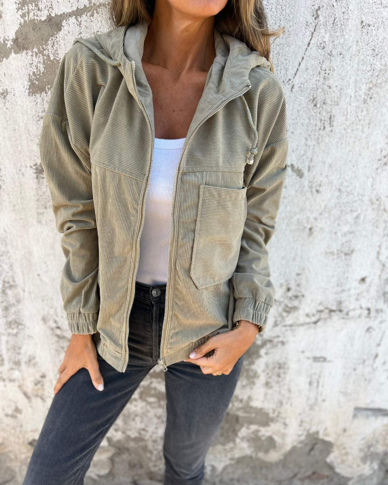 Danna | Women's Hooded Zip-Up Jacket with Pockets