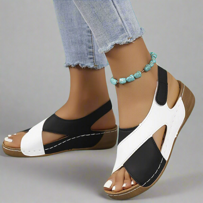 Hildegard | Women's Cushioned Open-Toe Premium Comfort Orthopedic Sandals