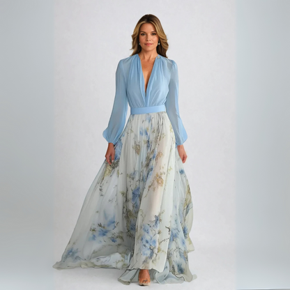 Jewel | Women's Long Maxi Dress with Floral Print