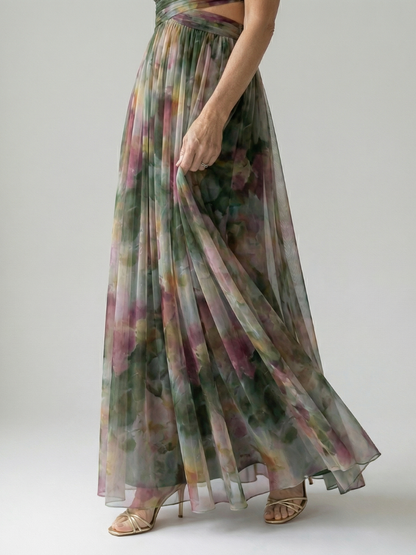 Isel | Women's Soft Wrap Maxi Dress