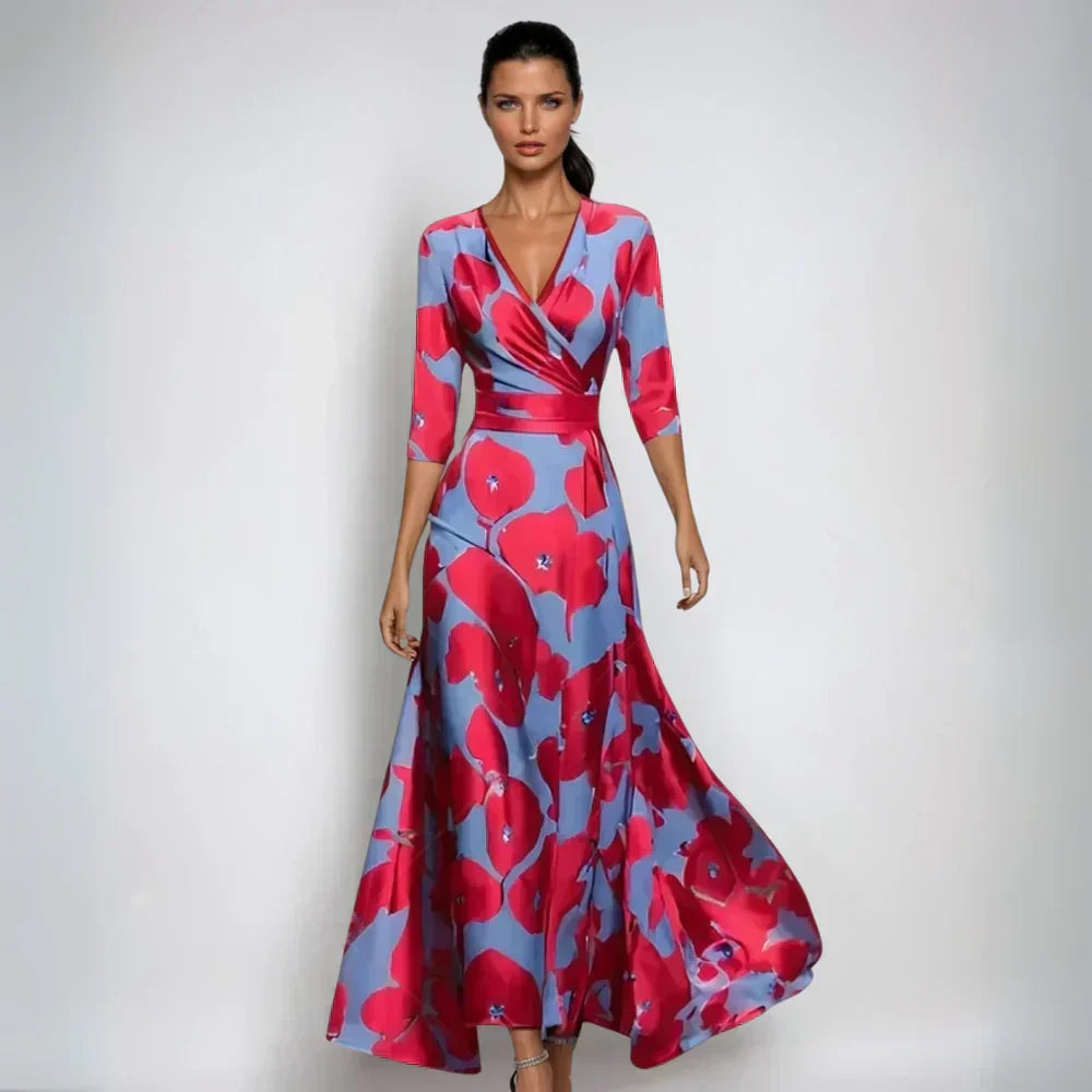 Emily | Women's Stylish Floral Party Maxi Dress