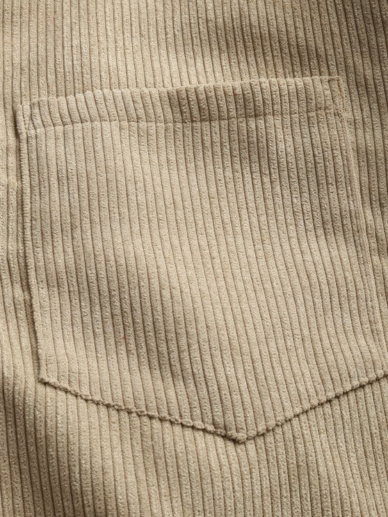 Men's Long Sleeve Shirt with Half Button Placket