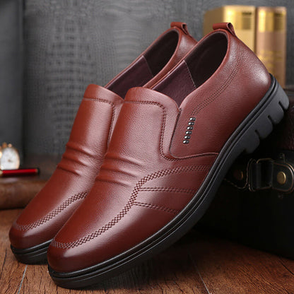 Mike | Men's Cushioned Slip-On Business Shoes