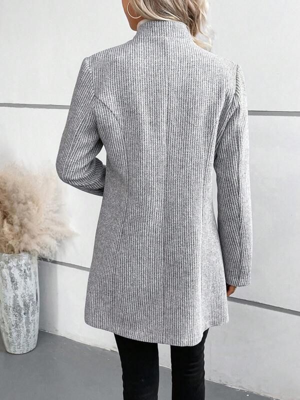 Tanja | Women's Classy Collarless Long Sleeve Outerwear
