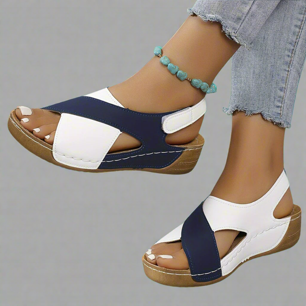 Hildegard | Women's Cushioned Open-Toe Premium Comfort Orthopedic Sandals