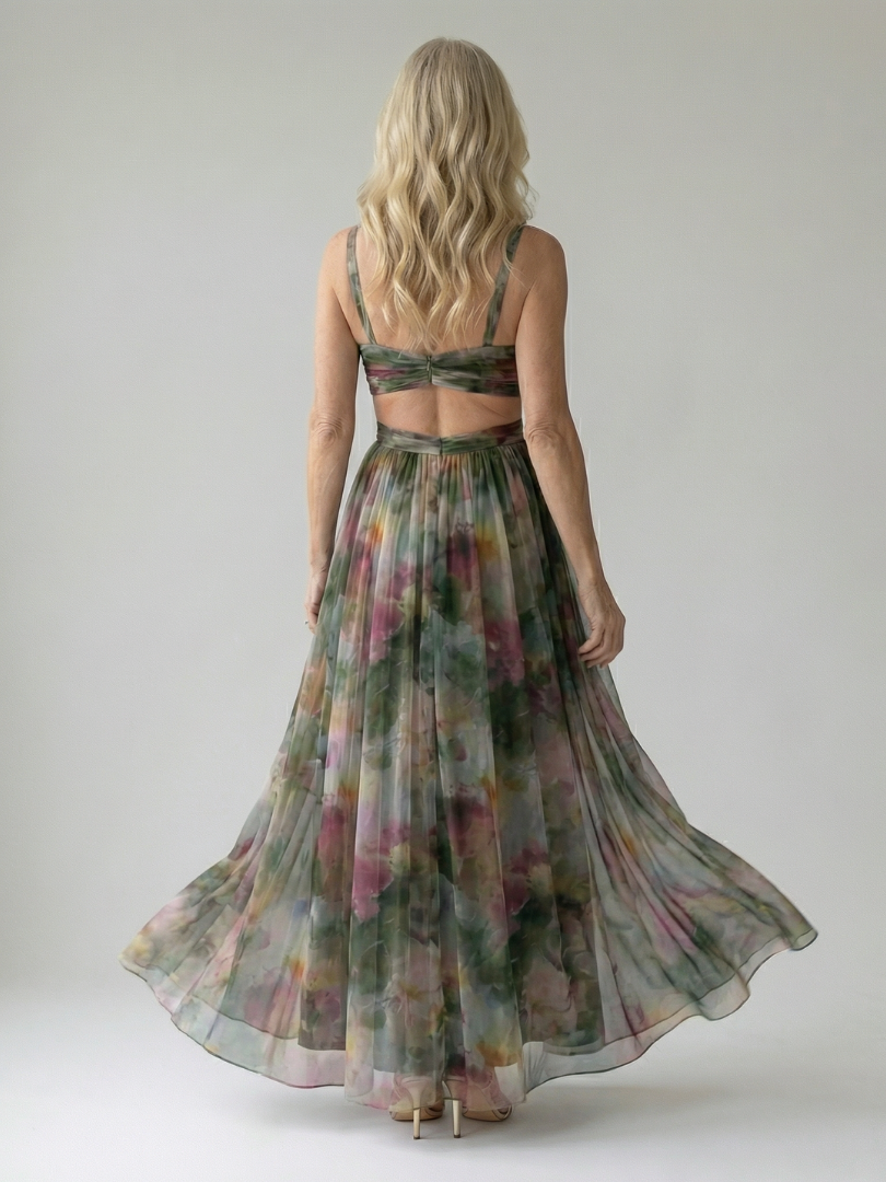 Isel | Women's Soft Wrap Maxi Dress