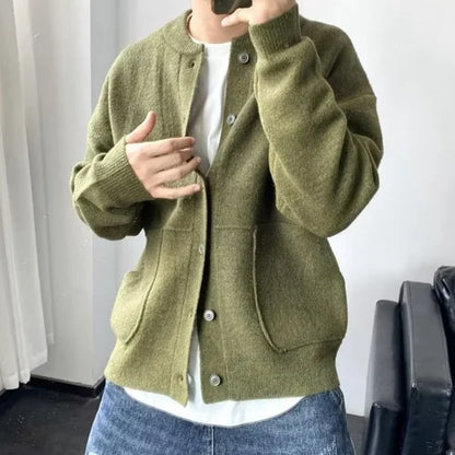 Harry | Men's Relaxed Elegant Soft Pull Cardigan