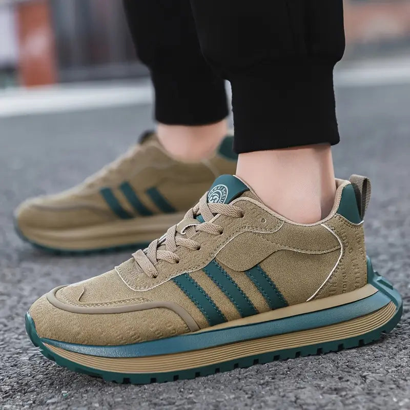Ethan | Men's Cushioned Lace-Up Casual Comfortable Trainers