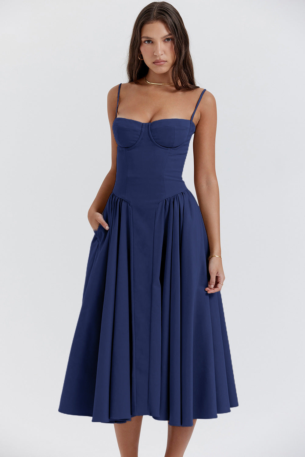 Kiki | Women's Retro Midi Dress