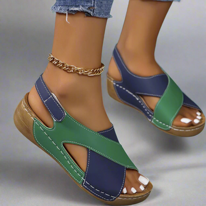 Hildegard | Women's Cushioned Open-Toe Orthopedic Sandals for Premium Comfort