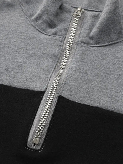 Men's Brit & Boho | The Aspen Colourblock Quarter-Zip