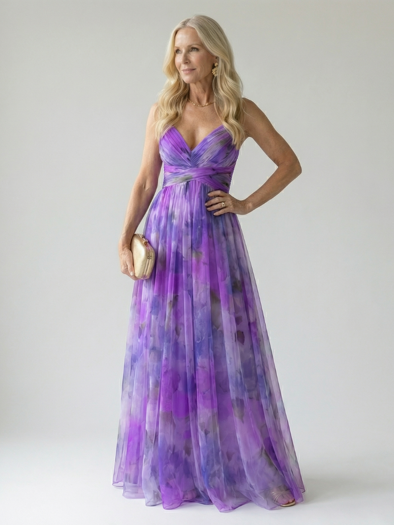 Isel | Women's Soft Wrap Maxi Dress