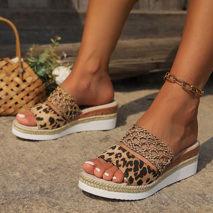 Women's Cushioned Slip-On Sonoma Woven Wedge Shoes Earthy Charm
