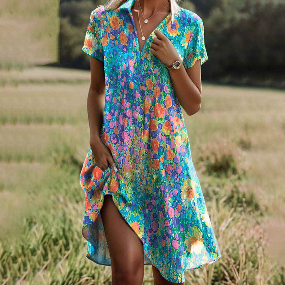 Els | Women's Flowing Midi Dress (Almost Sold Out)