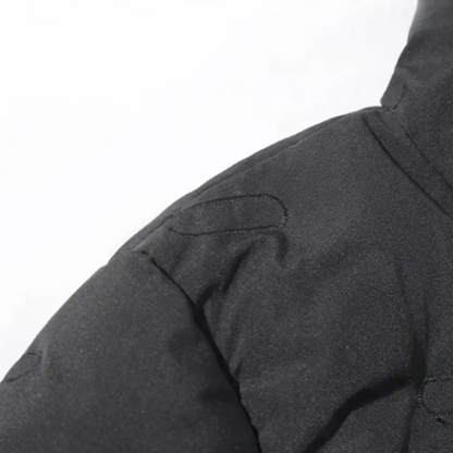 Men's Long Winter Jacket with Long Sleeve