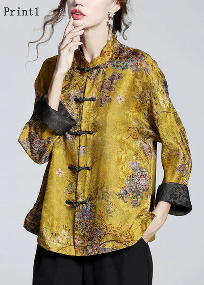 Mei | Women's Relaxed Chinese-Style Stand Collar Coat