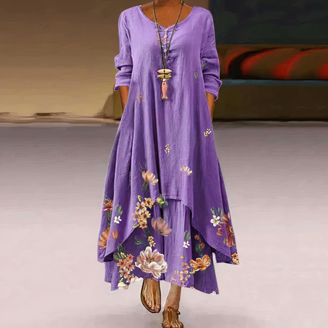 Félicie | Women's Elegant Maxi Dress Featuring Refined Details and a Flattering Fit