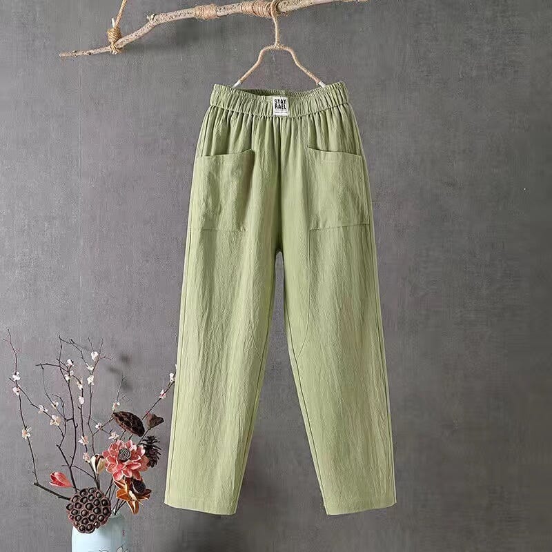 Stephanie | Women's Blend Trousers with Pockets