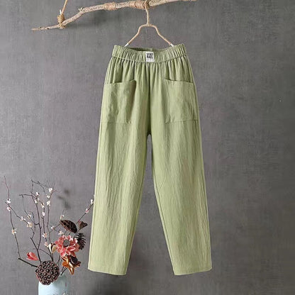Stephanie | Women's Blend Trousers with Pockets