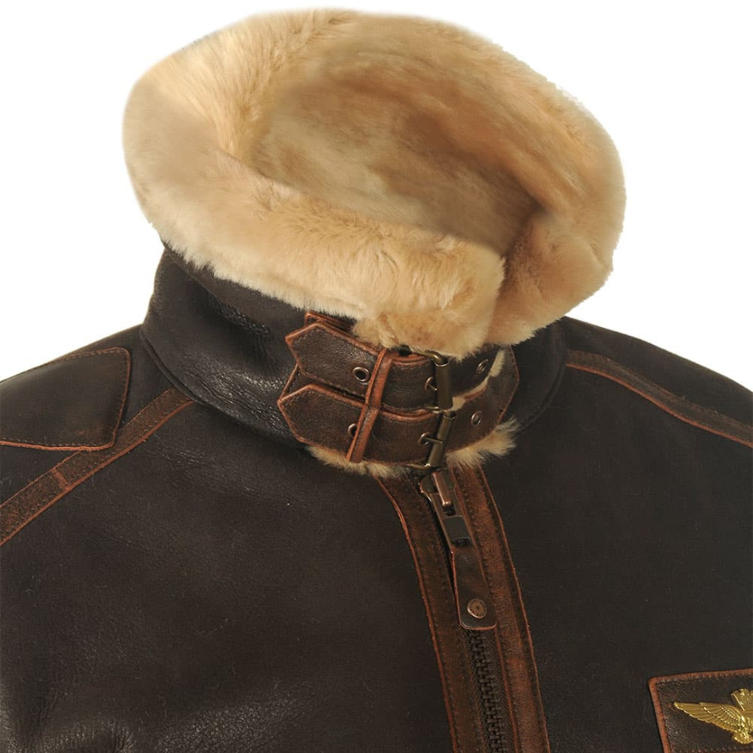 Angelo | Trendy Men's Pilot Jacket with Long Sleeve