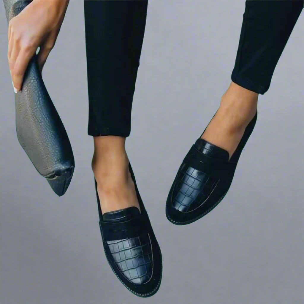 Sanna | Women's Cushioned Slip-On Artisan Crafted Premium Loafers for Effortless Everyday Elegance