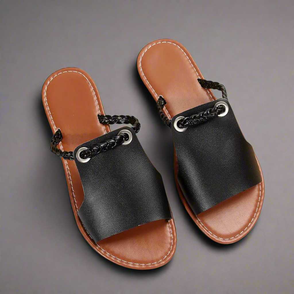 Katelina | Women's Open-Toe Flat Sandals Made of Premium Material