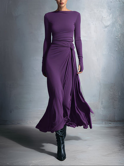Women's Vittoria ❘ Side Knot Maxi Dress