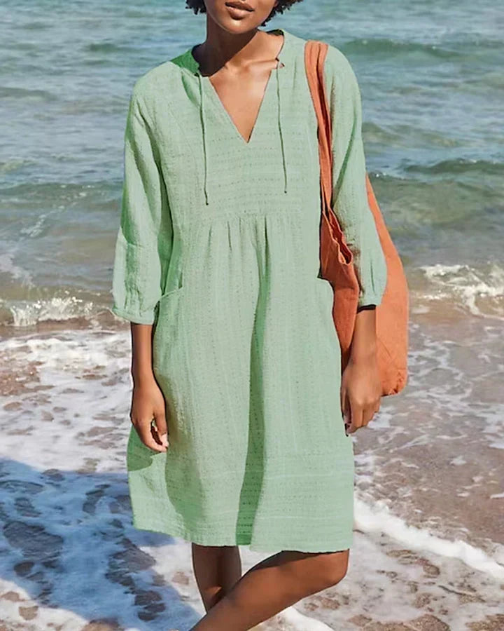 Serena | Women's Relaxed Bohemian Midi Dress