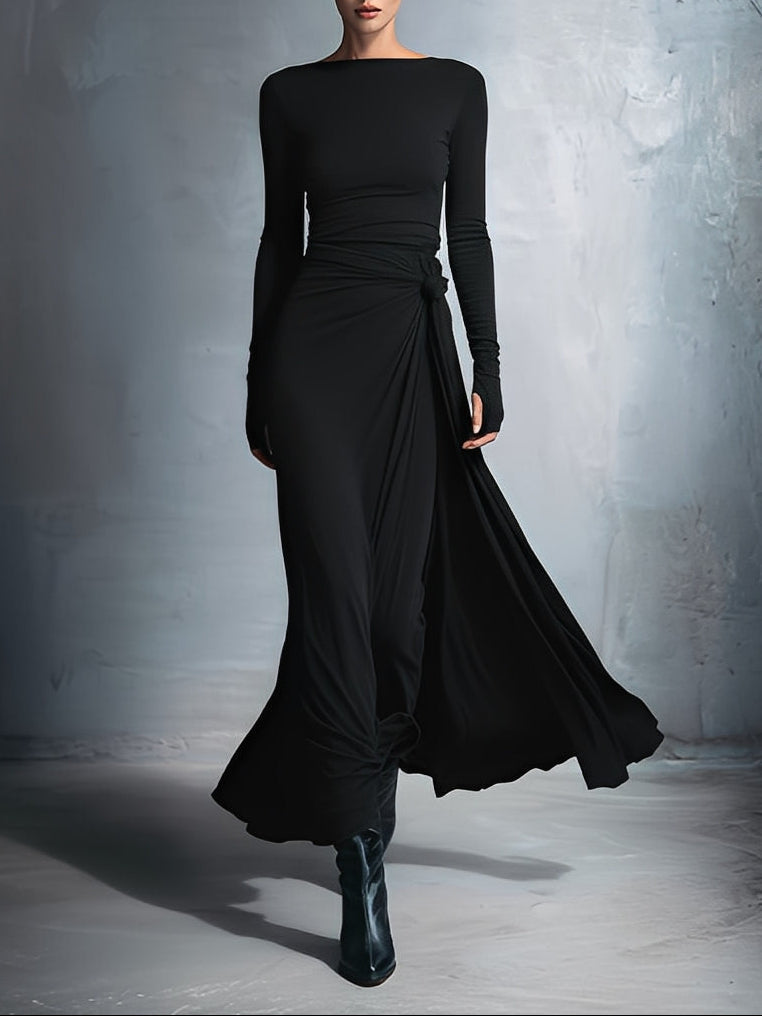 Women's Vittoria ❘ Side Knot Maxi Dress