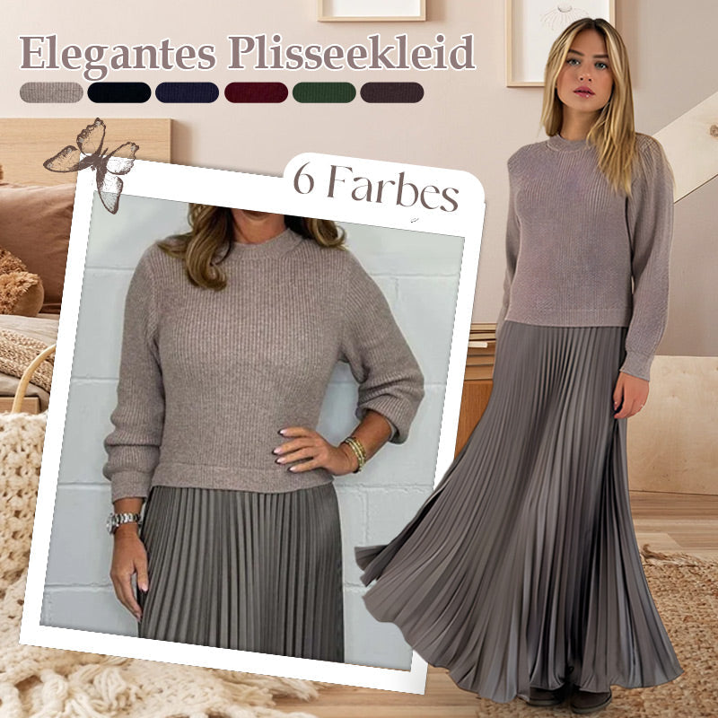 Sophie | Women's Elegant Pleated Midi Dress