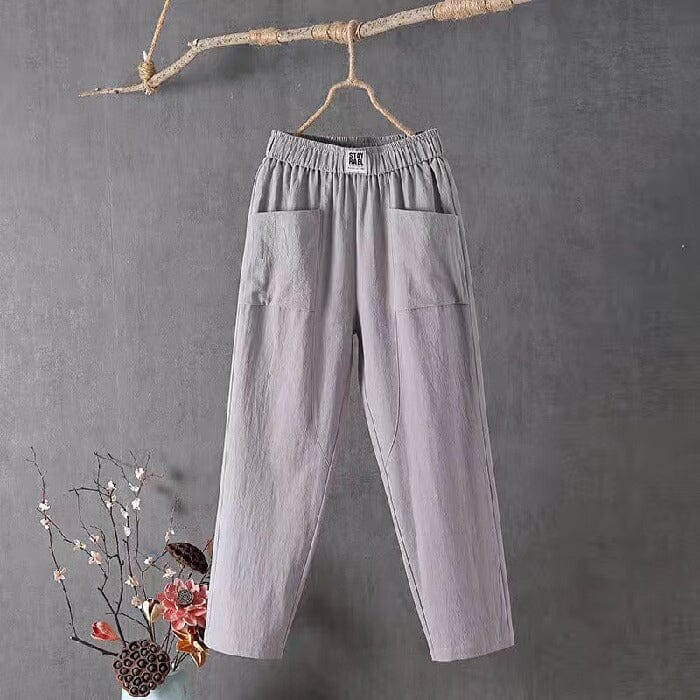 Olivia | Women's Blend Trousers with Pockets