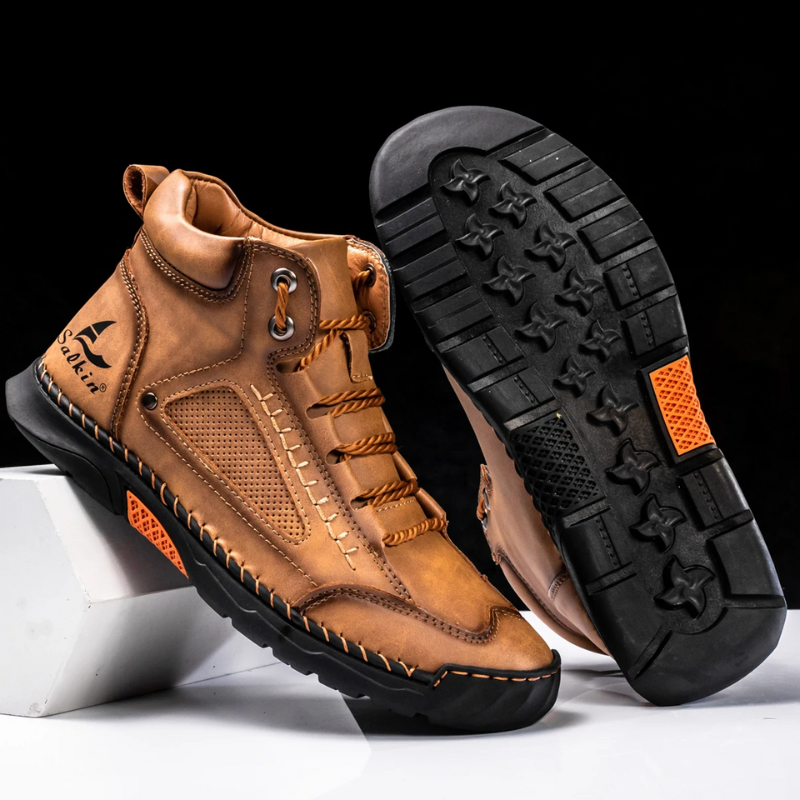 Moritz | Men's Orthopedic Lace-Up High Top Shoes with Arch Support