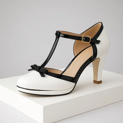 Chel | Women's Cushioned Buckle Orthopedic Heels with Arch Support