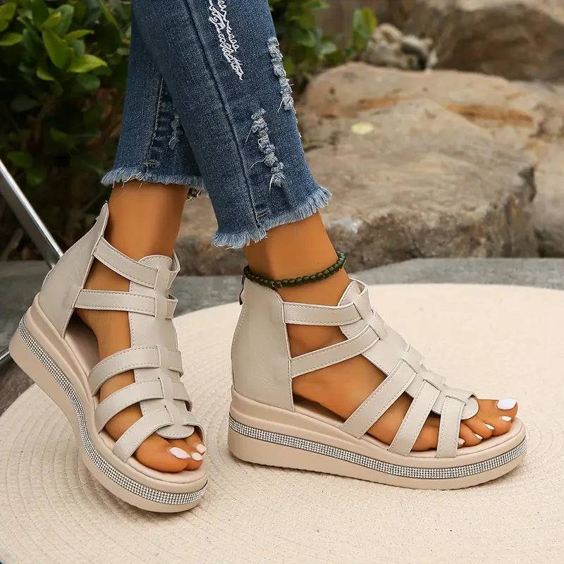 Neri | Women's Cushioned Open-Toe Elegant Orthopedic Sandals