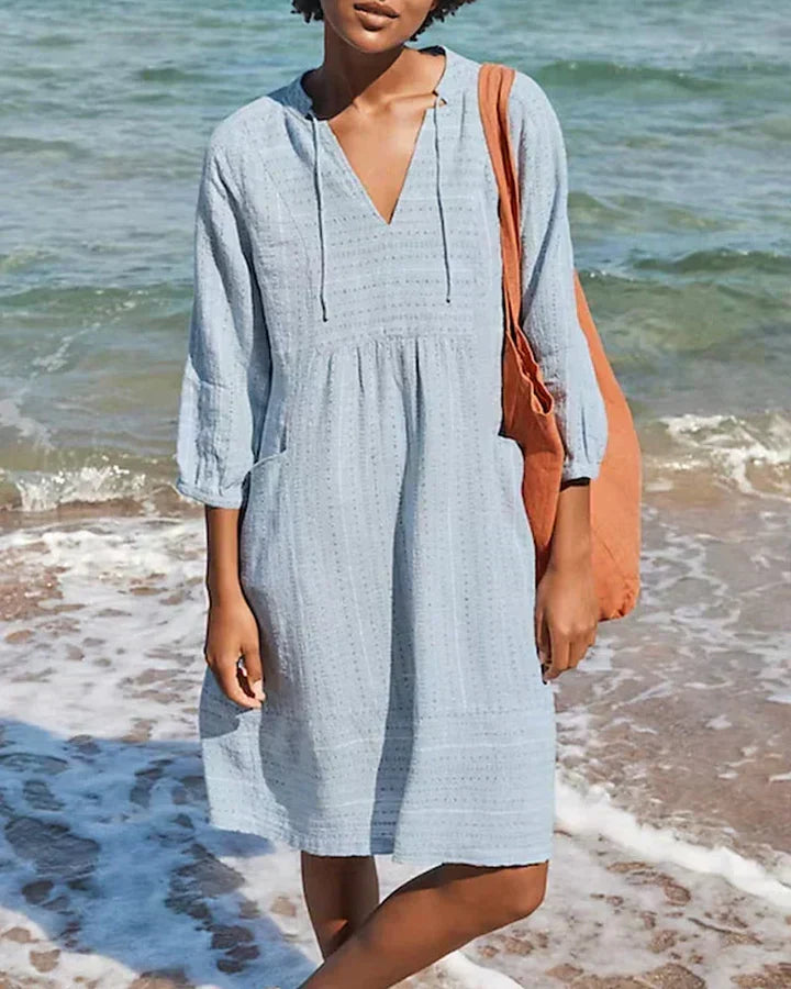 Serena | Women's Relaxed Bohemian Midi Dress