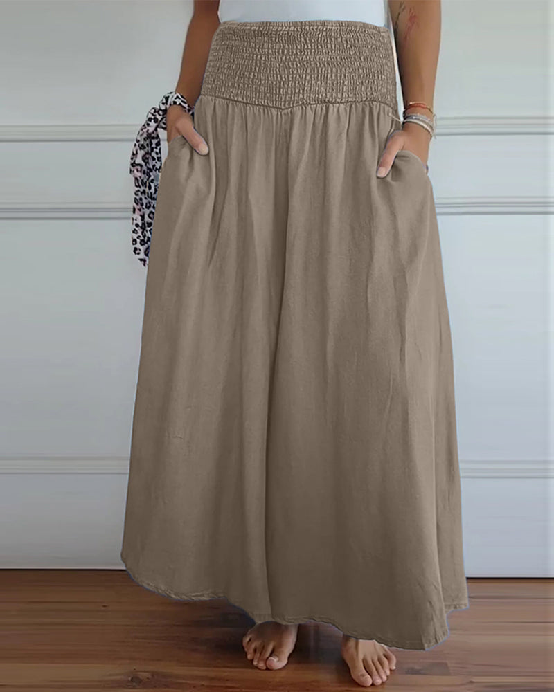 Irene | Women's Comfy Wide-Leg Trousers