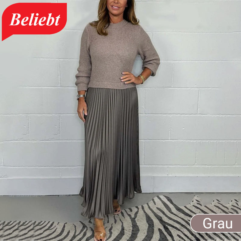Sophie | Women's Elegant Pleated Midi Dress