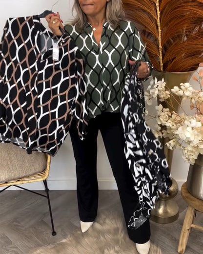 Janny | Women's Relaxed Casual Long-Sleeve Blouse