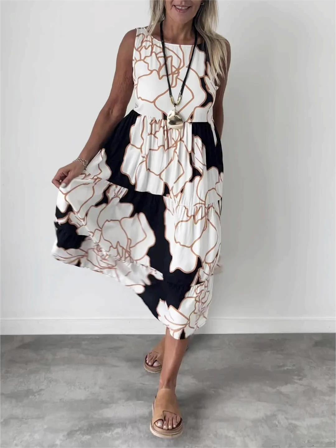 Fiorella | Women's Floral Midi Dress