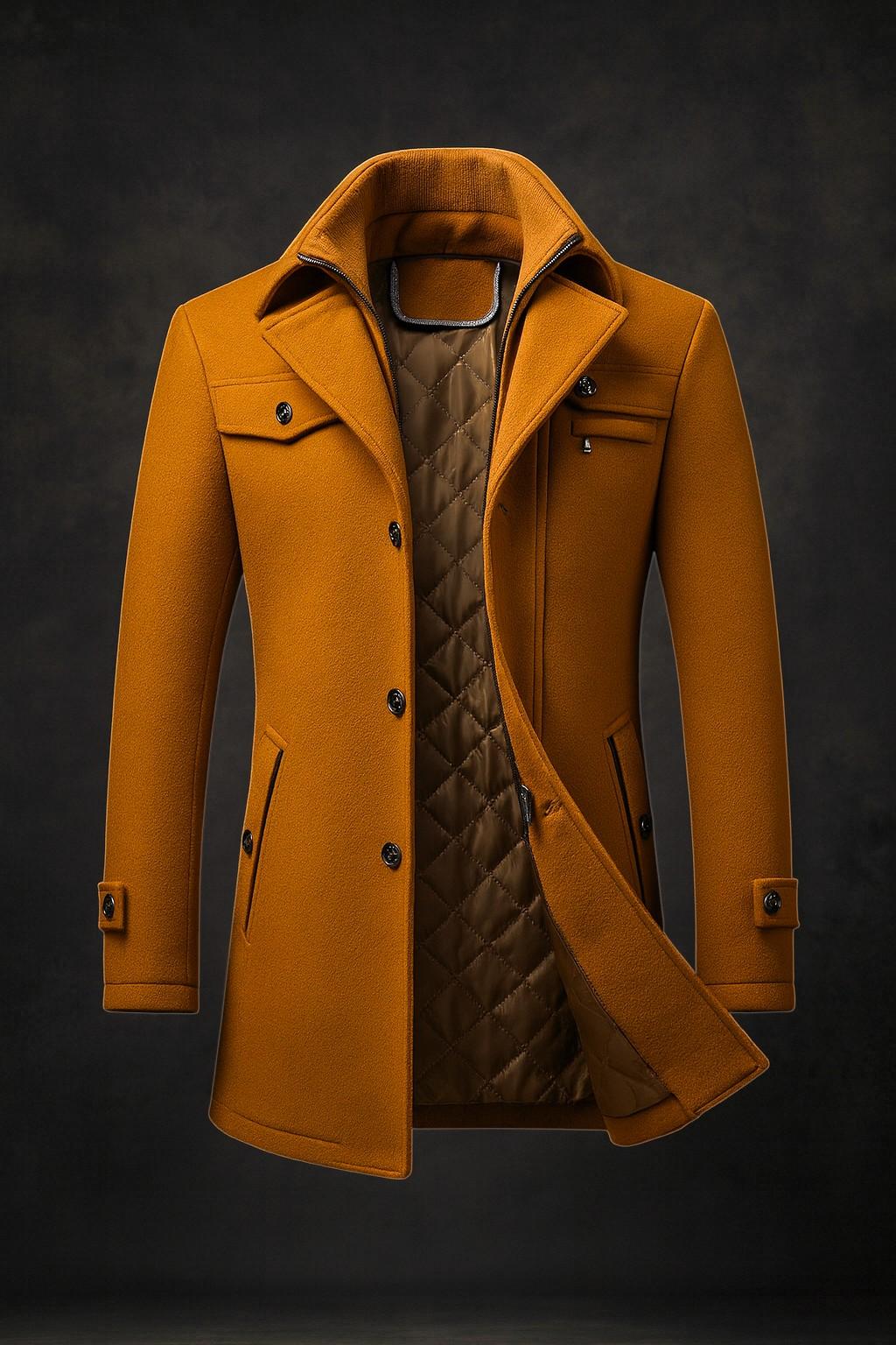 Men's Fairmont Overcoat Jacket with Pockets