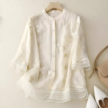 Madeline | Women's Lightweight Blouse with Long Sleeve