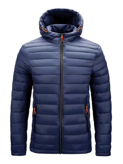 Men's Elegant Hooded Jacket with Hooded