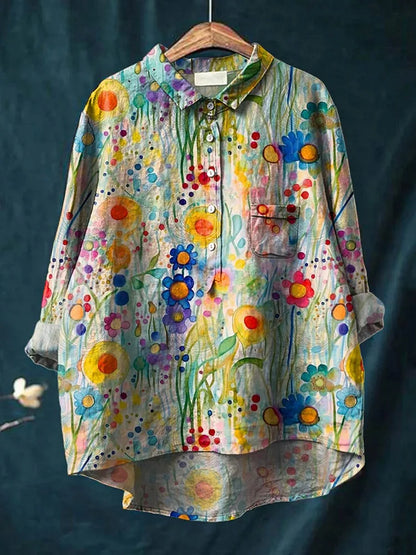 Hippie | Longline Peace Art Shirt