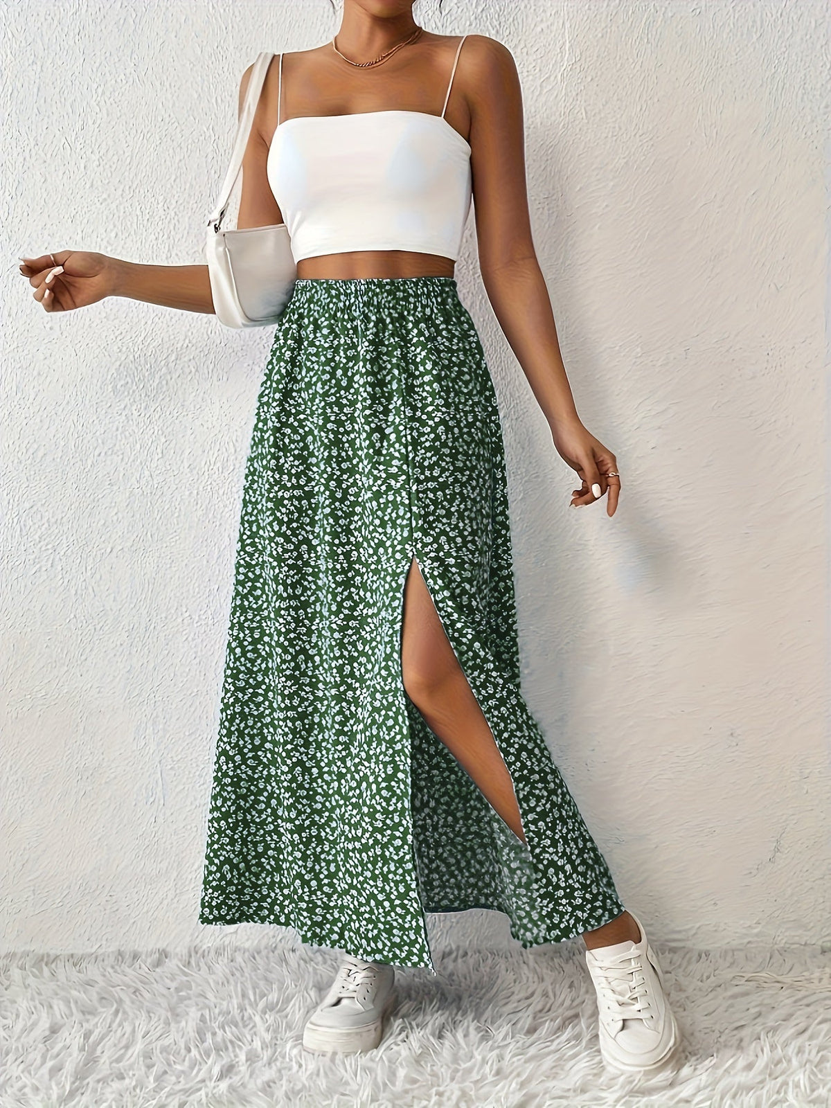 Paige | Women's Floral Print Maxi Skirt with Side Slit