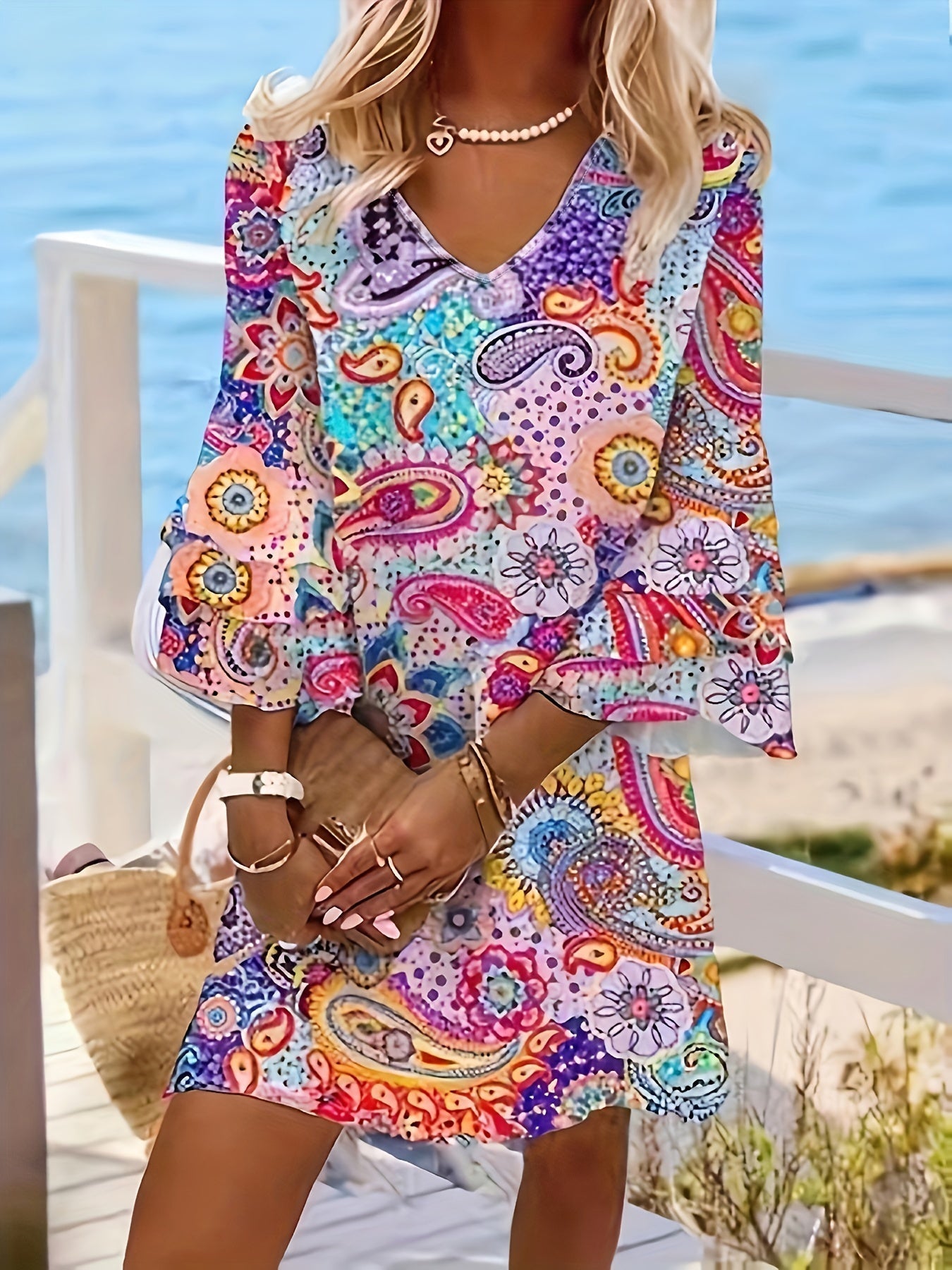 Gwen | Women's Floral Stylish Printed Dress