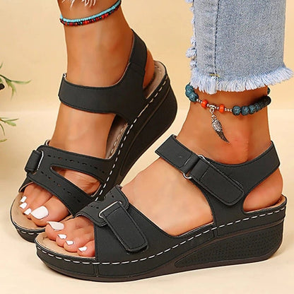 Orthopedic Open-Toe Helene Women's Comfortable Sandals with Arch Support