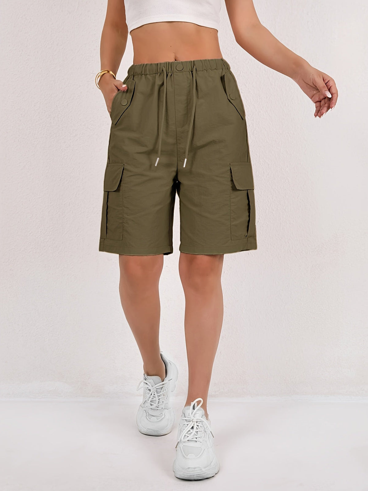 Via | Women's Relaxed Lightweight Quick-Dry Cargo Shorts with Pockets
