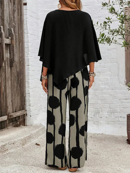 Sabria | Women's Polka Dot Summer Relaxed Set